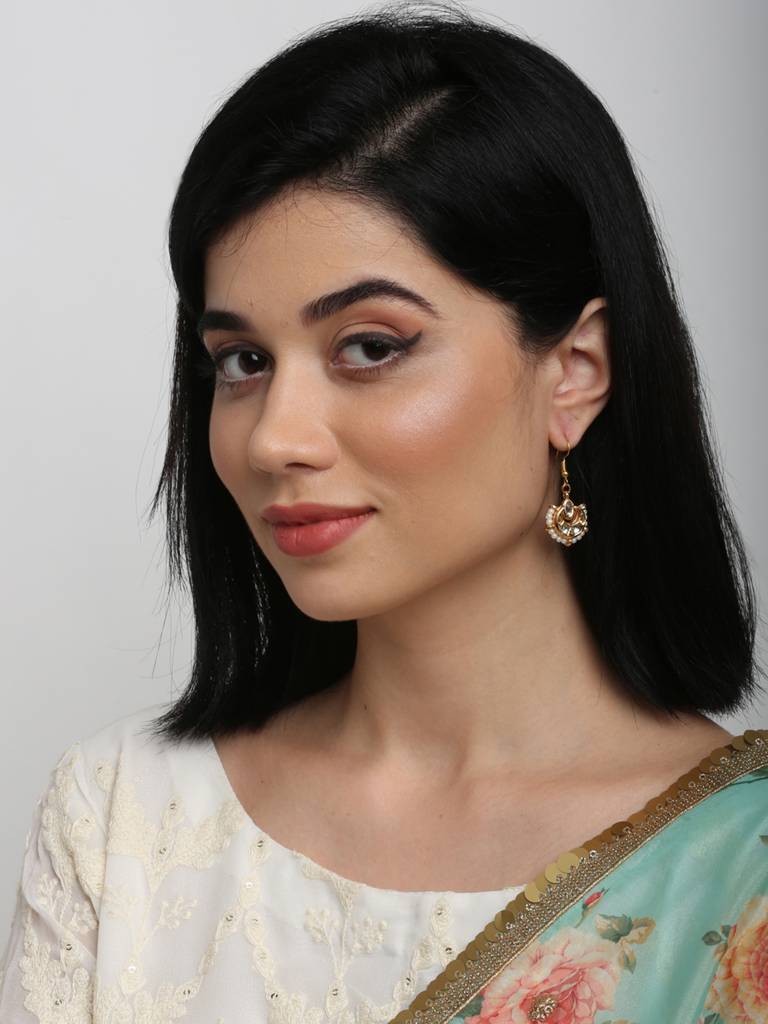 Kundan Loop Earrings : A404-43