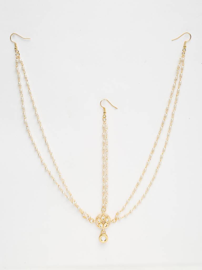 Kundan And Pearl Matha Patti : A404-60