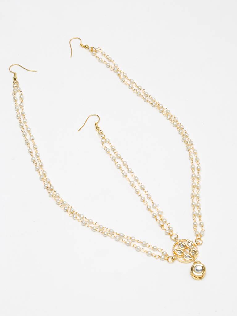 Kundan And Pearl Matha Patti : A404-60