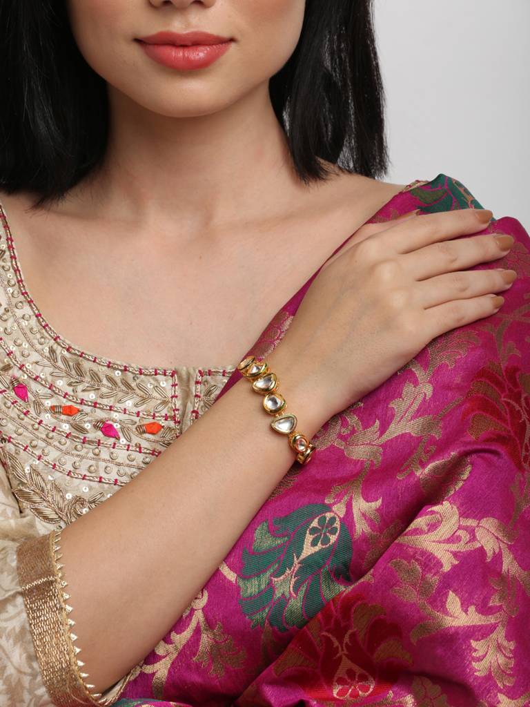 Uncut Kundan Bracelet : A404-68