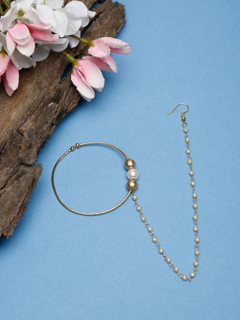 Stone Nose Ring : A404-73