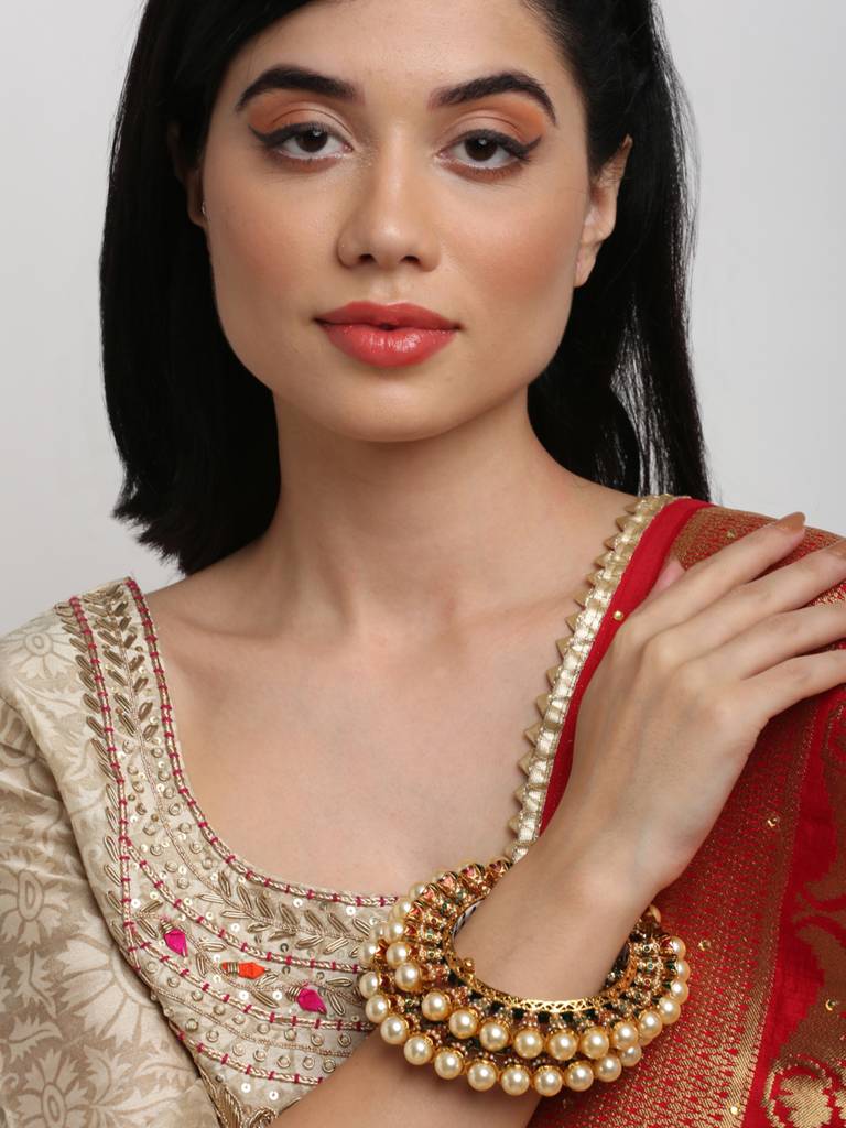 Multi Embellished Bangle (Set Of 2) : A404-91