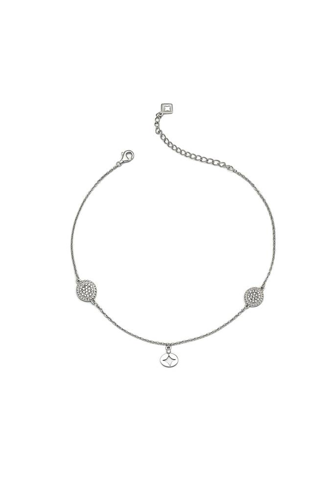 925 Sterling Silver Twinkle Anklet : A49