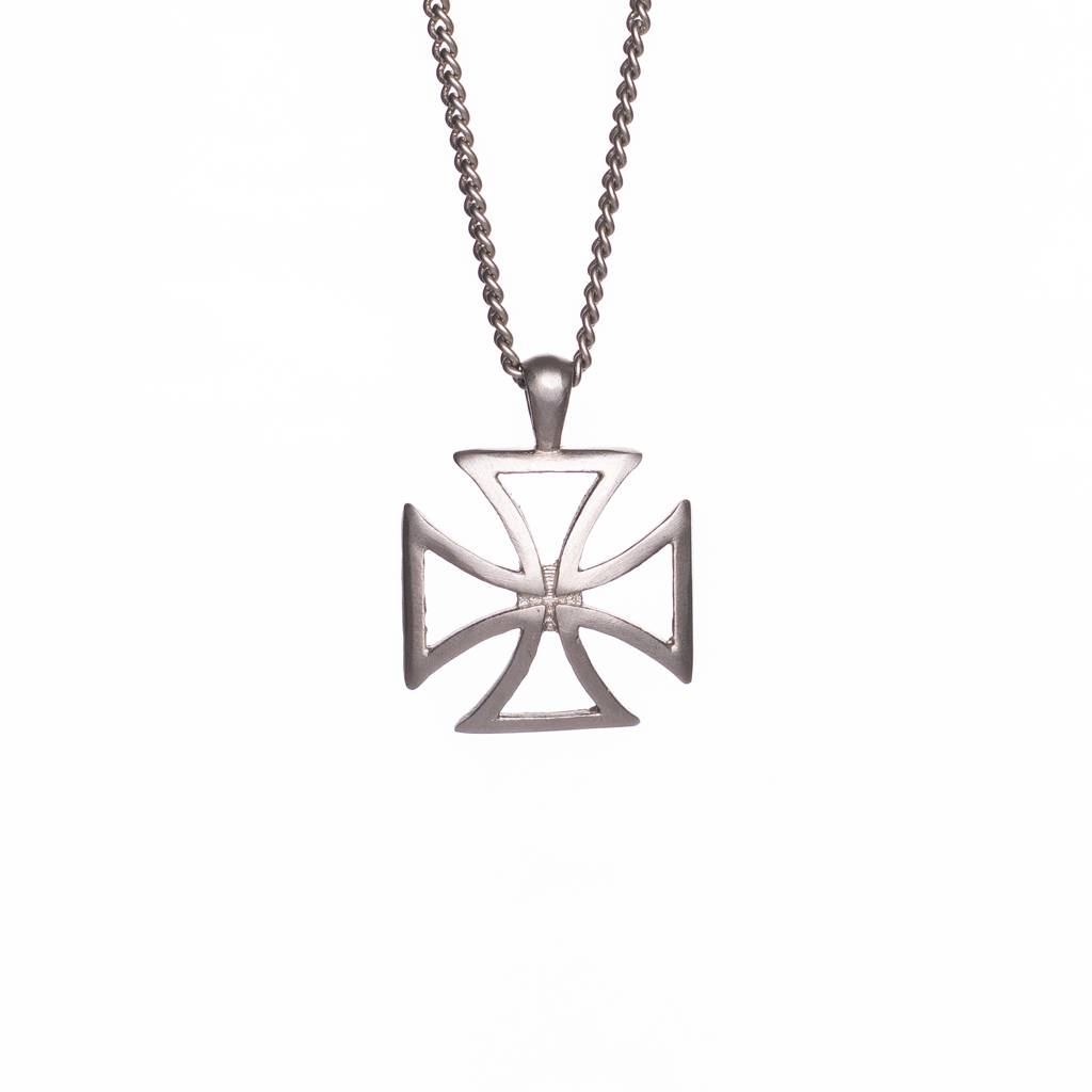 Templar Pendant - Satin Silver : TEM_PN_SS