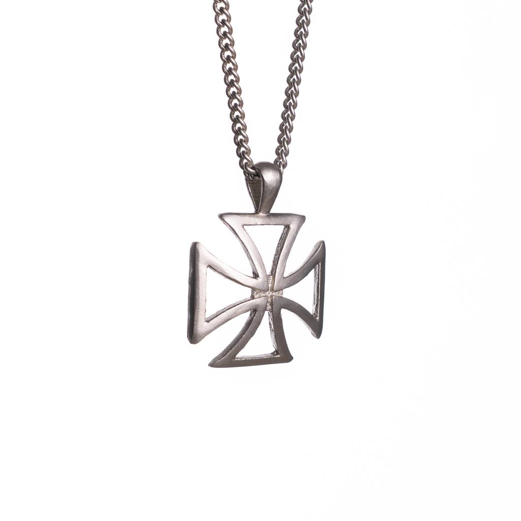 Templar Pendant - Satin Silver : TEM_PN_SS