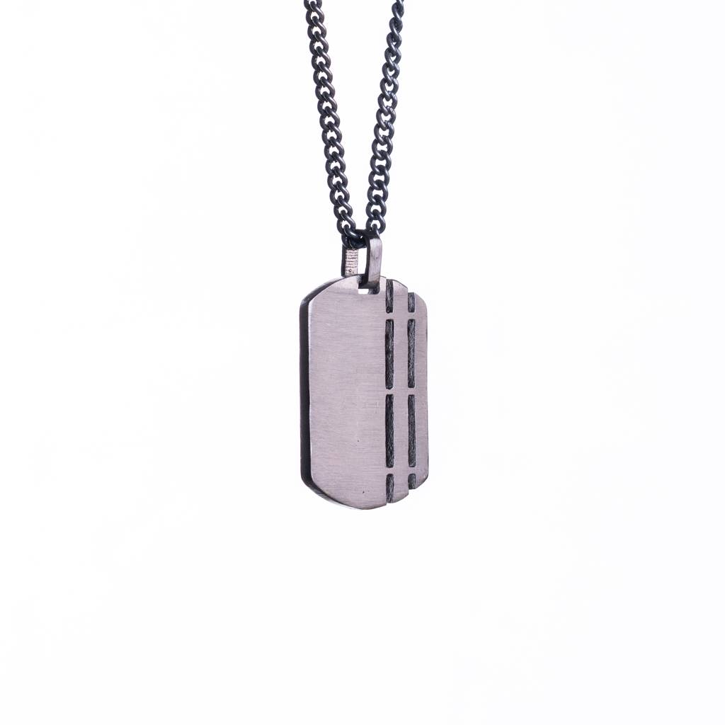Tri Pendant - Rhodium Black : TRI_PN_RB