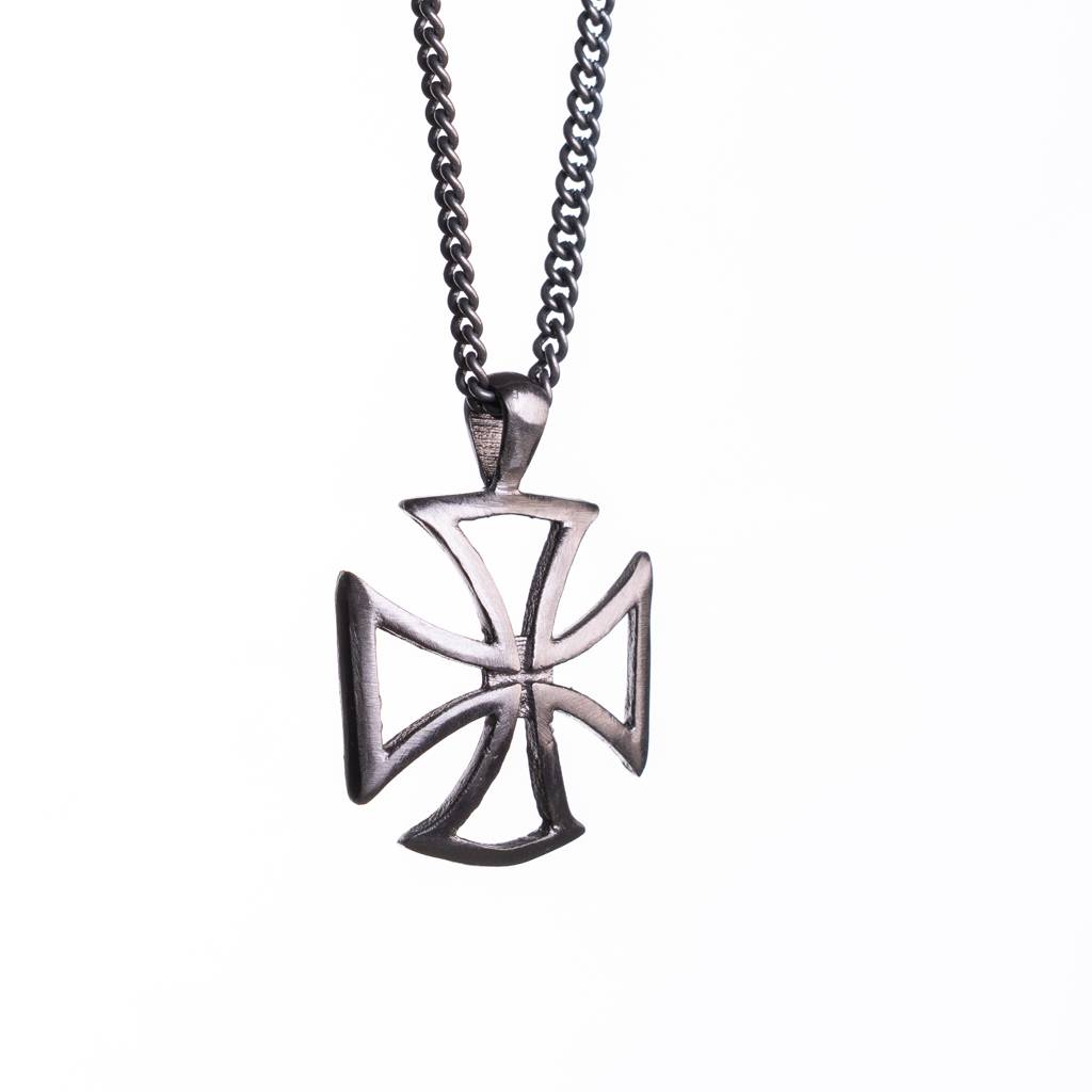 Templar Pendant - Rhodium Black : TEM_PN_RB