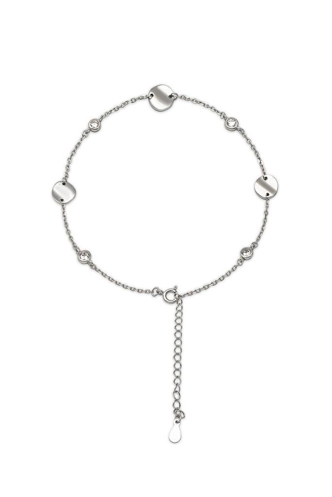 925 Sterling Silver Shine Anklet : A86