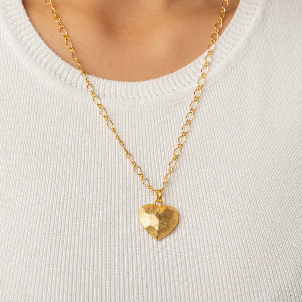Origami Heart Locket : AACH020