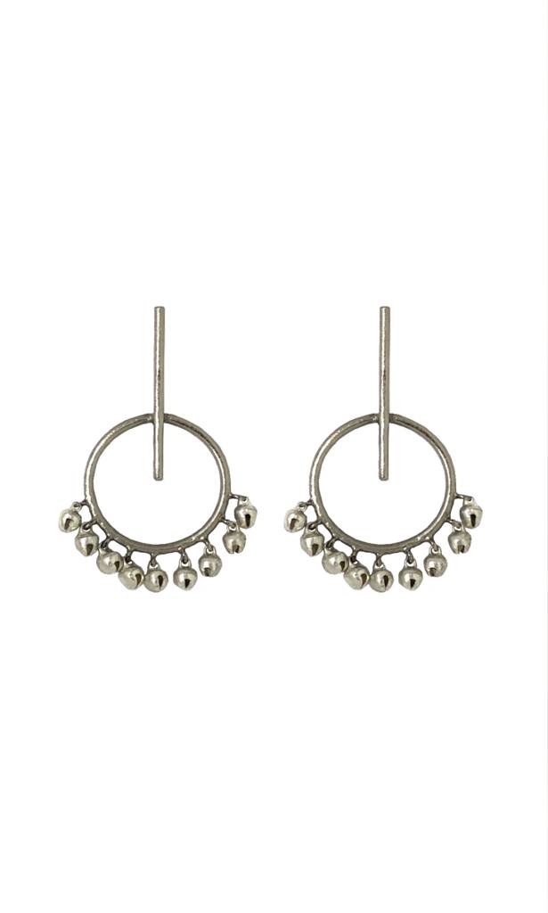 Stick And Circle Earrings