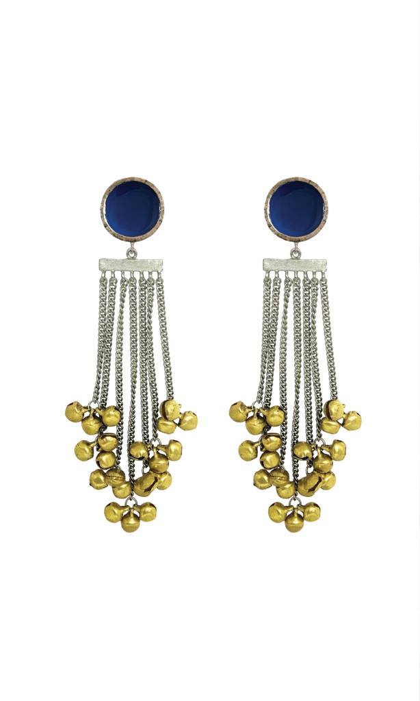 Tasseled Ghungroo Earrings