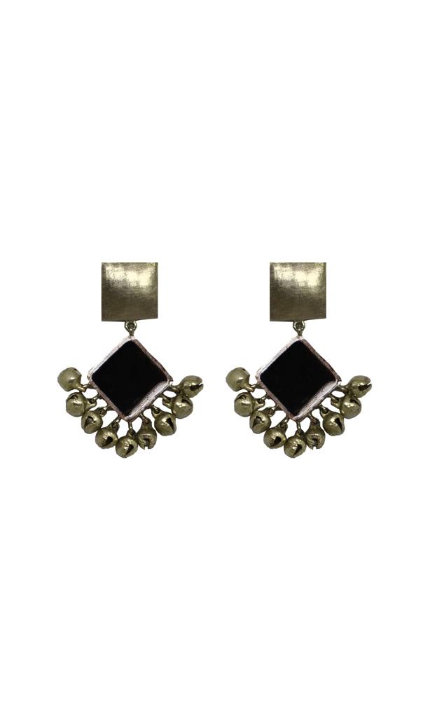 Two Tier Diamond Earrings