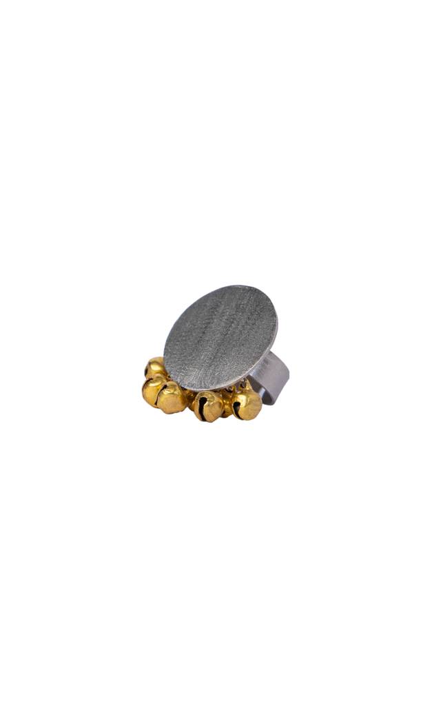 Half And Half Ghungroo Ring