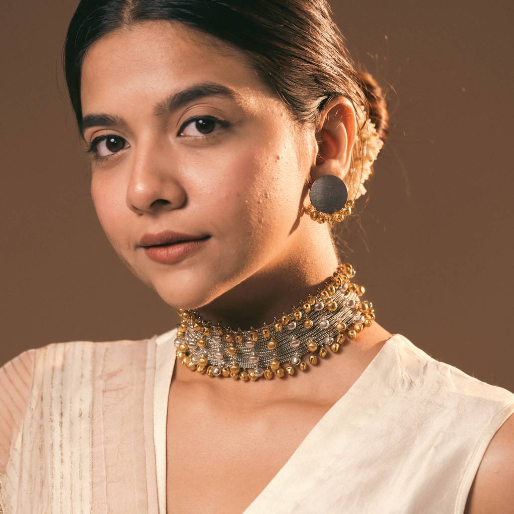 Broad Ghungroo Choker : AAGG82