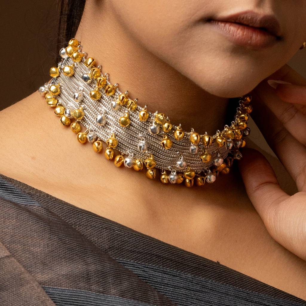 Broad Ghungroo Choker : AAGG82