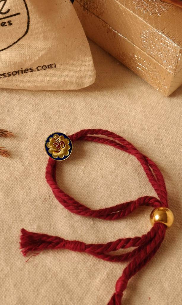 Om Rakhi - Navy Blue : AARA004