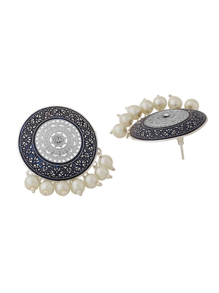 Falak Silver Studs : ABACE10