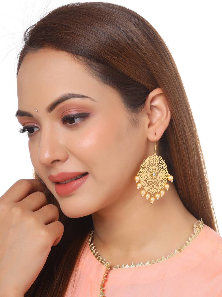 Fiza Gold Earrings : ABACE12