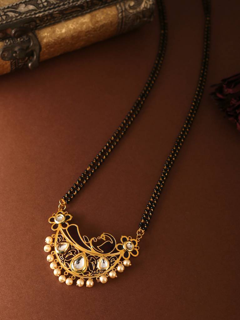 Falak Maroon Mangalsutra : ABACMS02