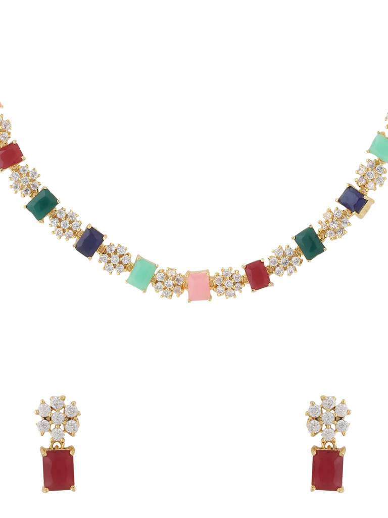 Multicolor Jewellery Set : ABDJS01