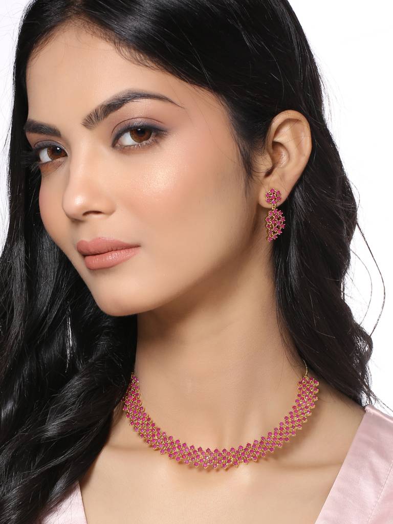 Noor Pink Set : ABDJS03