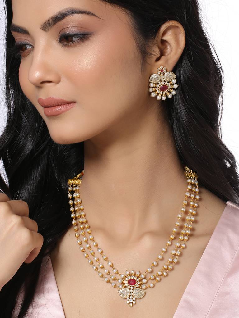 Noor Pearl Set : ABDJS104