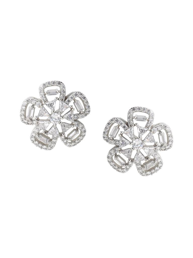 Floral Ad Studs : ABDWE06