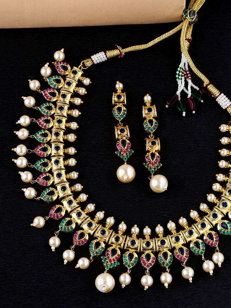 Leela Jewellery Set : ABGDJS10