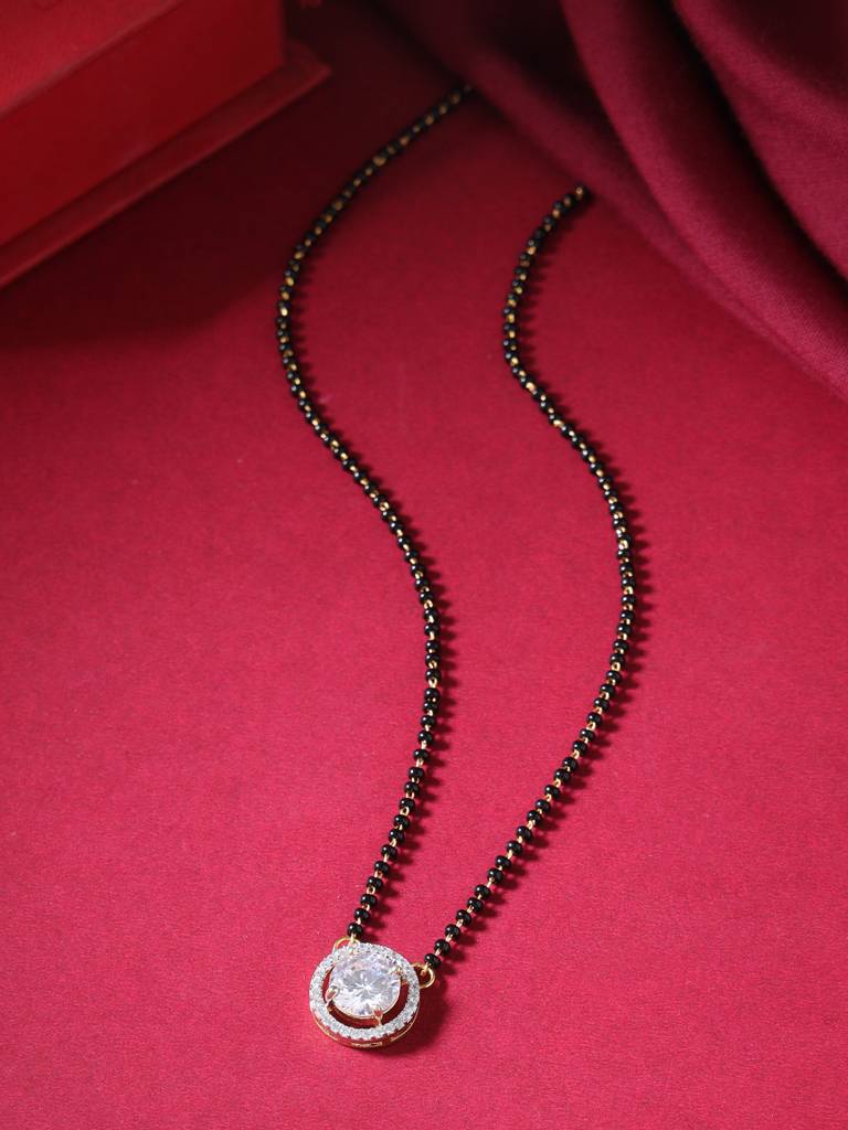 Single Stone Mangalsutra : ABGDMS01