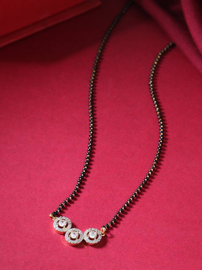 Triple Stone Mangalsutra : ABGDMS002