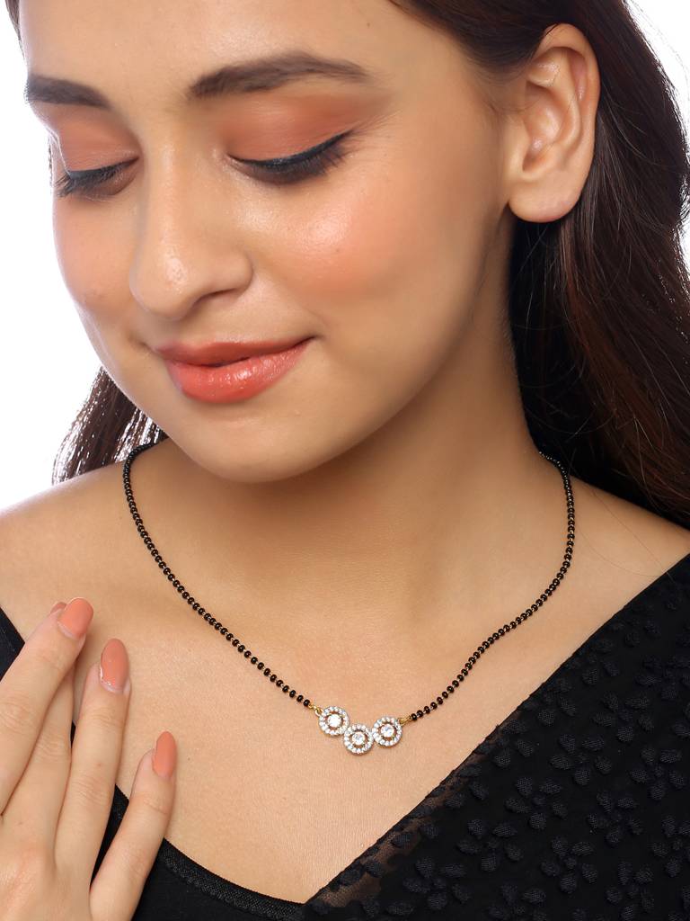 Triple Stone Mangalsutra : ABGDMS002