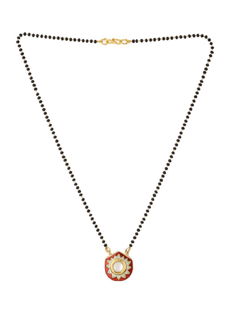 Meena Handcrafted Pentagon Mangalsutra : ABMJMS01