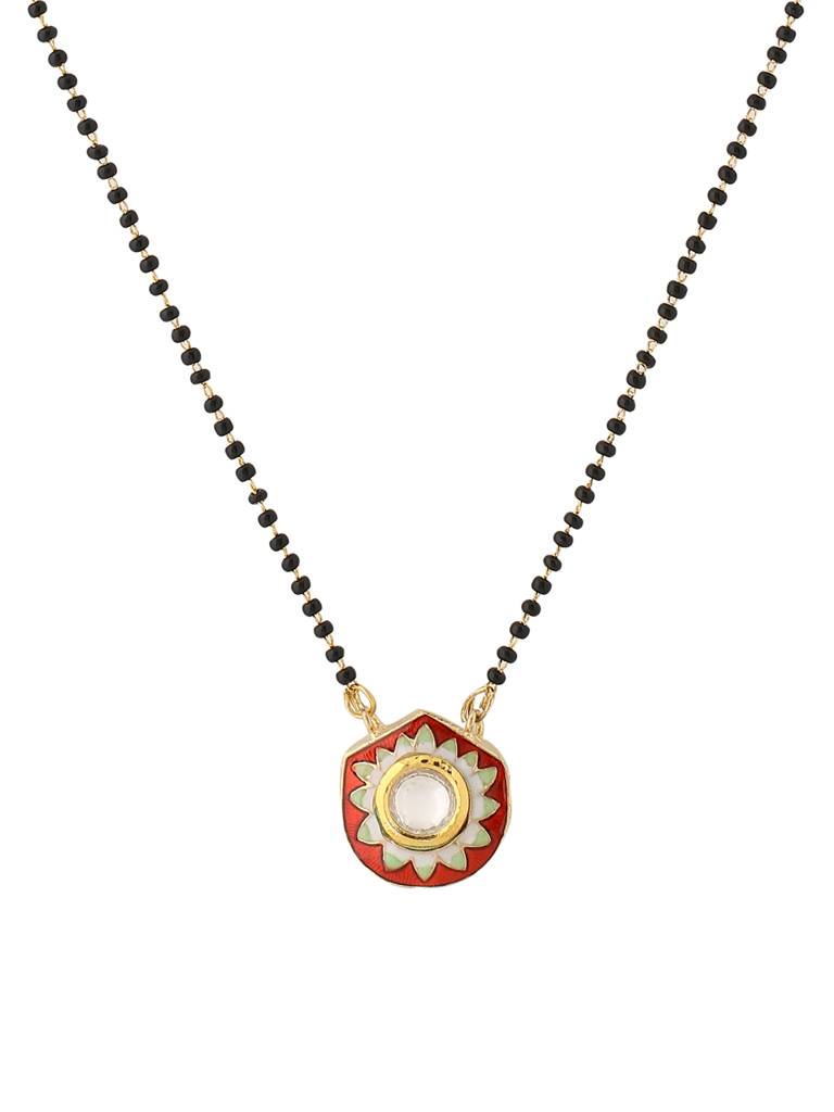 Meena Handcrafted Pentagon Mangalsutra : ABMJMS01