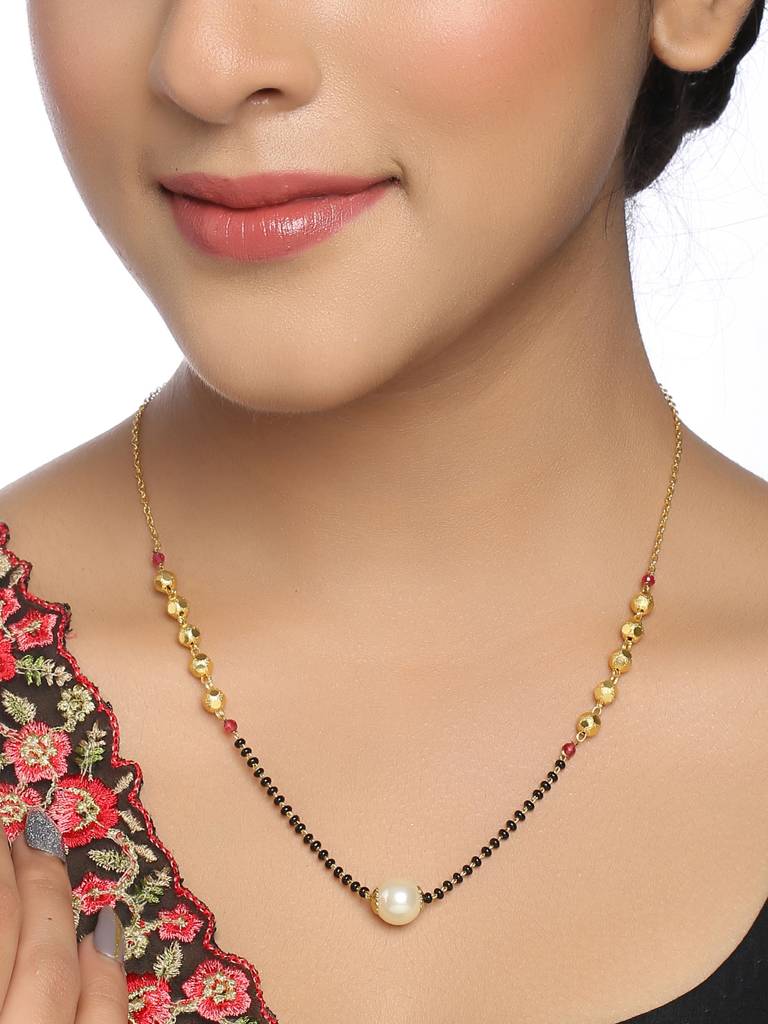 Arya Pearl Mangalsutra : ABOAMS03