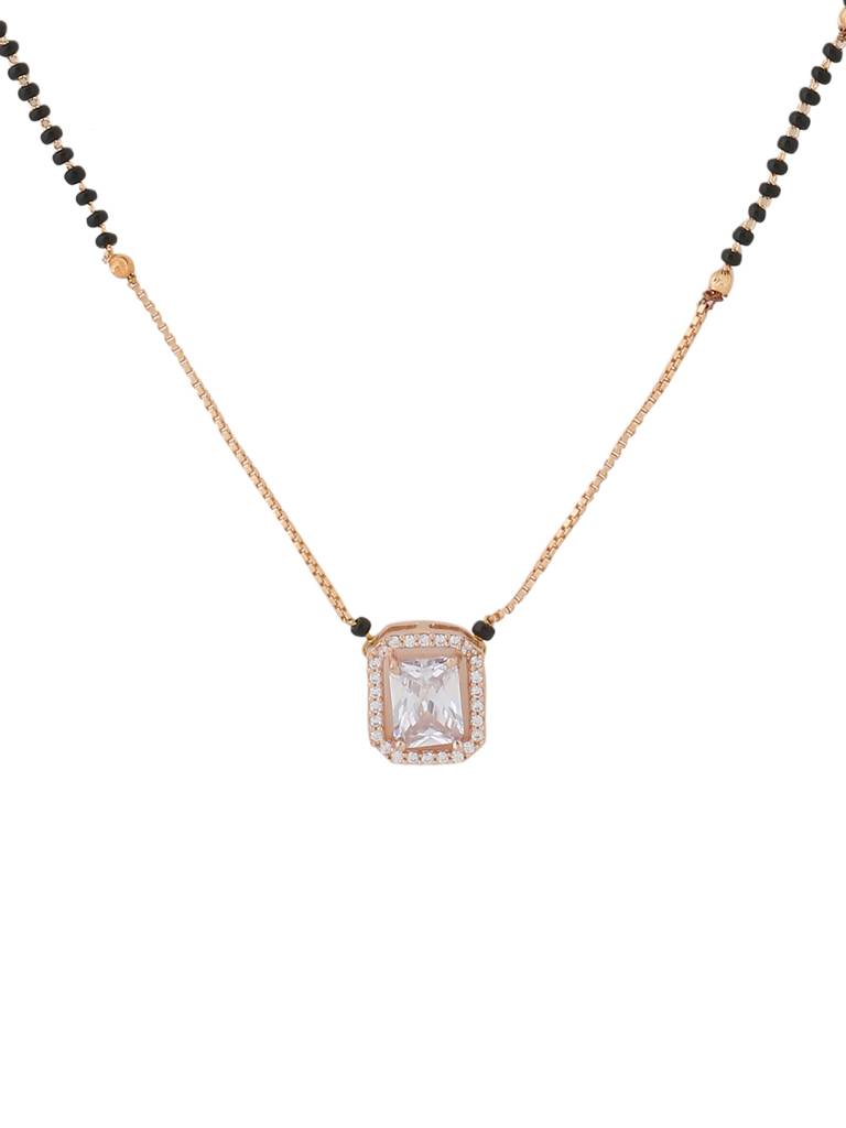 Arya Emerald Cut Mangalsutra : ABOAMS06