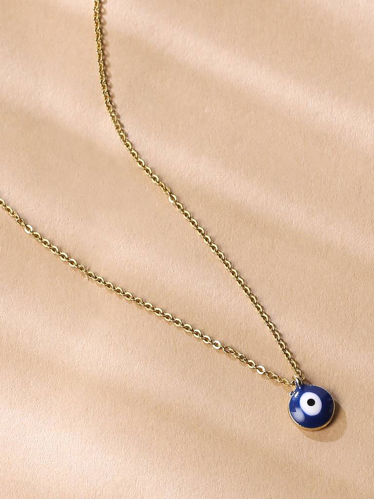 Blue Evil Eye Necklace : ABOAN01