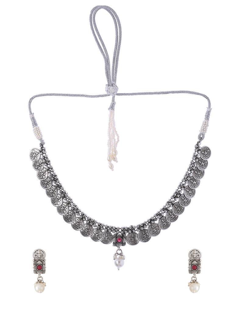 Silver Coin Jewellery Set : ABRSJS06