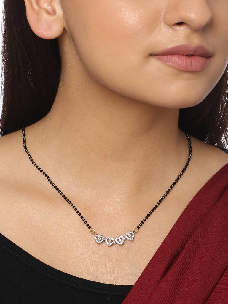 Magnetic Heart Mangalsutra : ABRSMS001