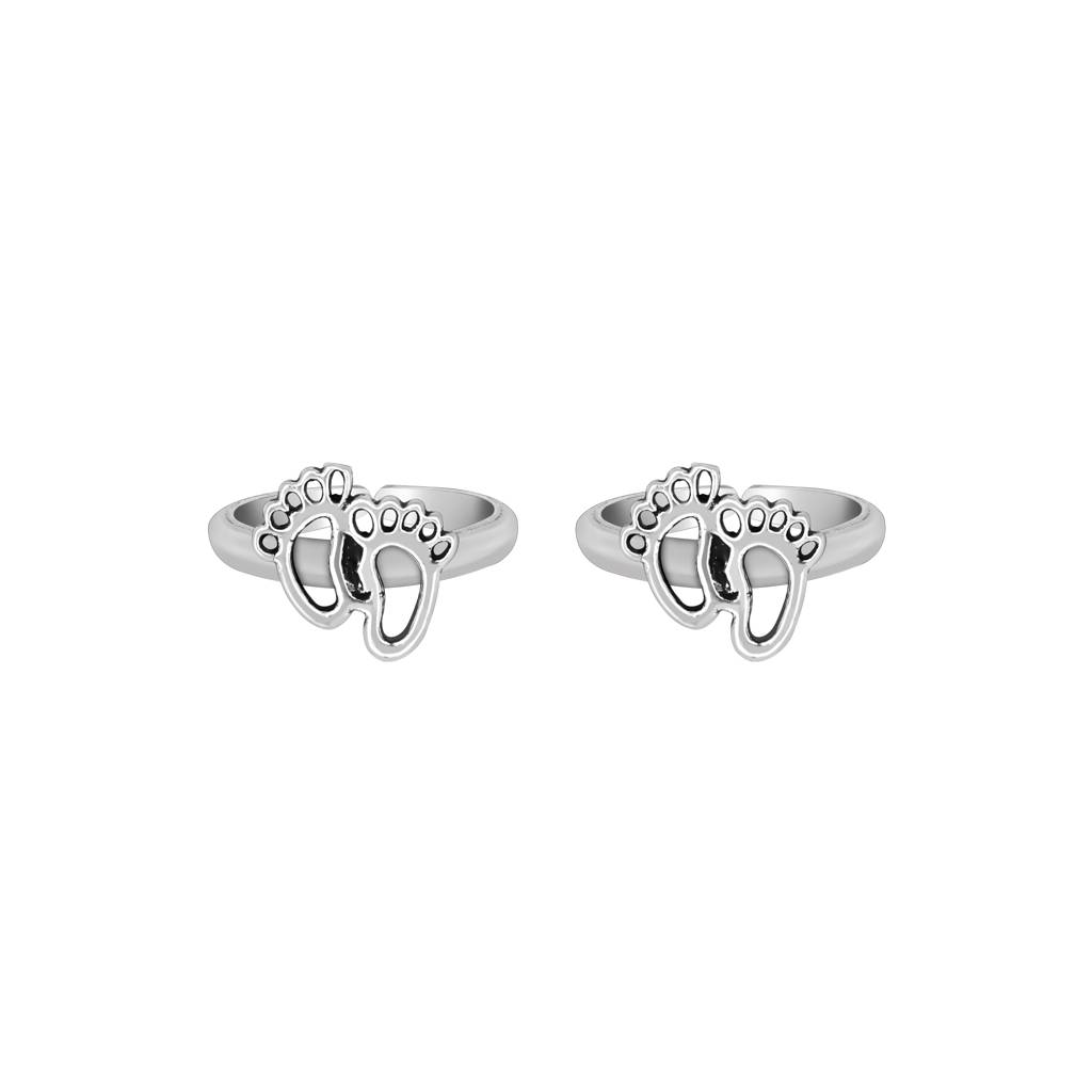 Little Feet Silver Toe Ring : ABTR563