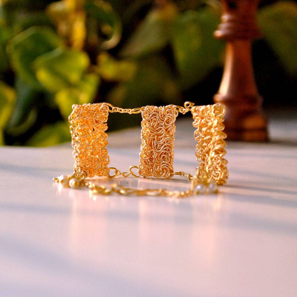 Triple Mesh Bars Bracelets : ACB001