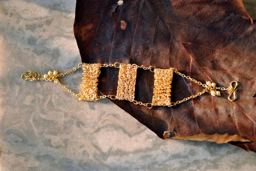 Triple Mesh Bars Bracelets : ACB001