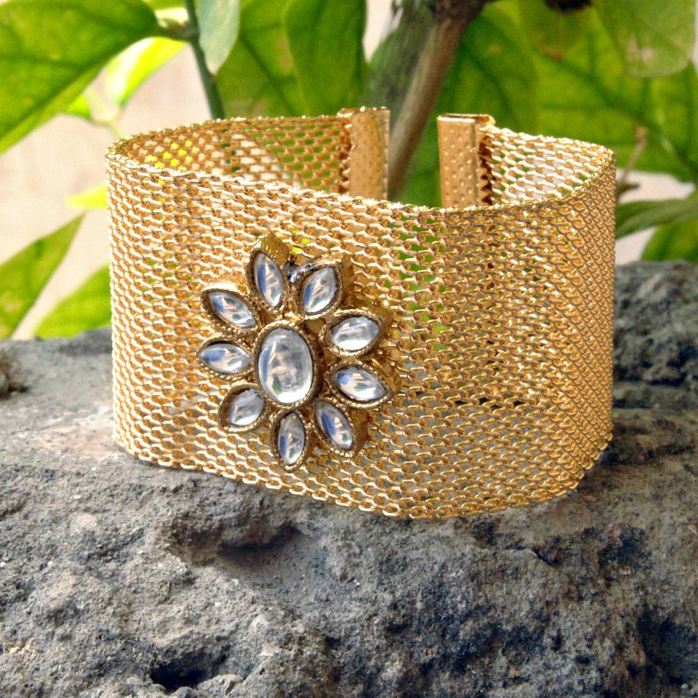 The Golden Grid Bracelet : ACB003