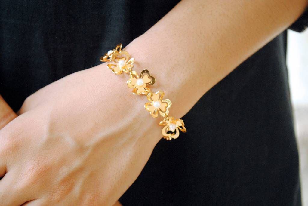 Multi Flower Bracelet : ACB027