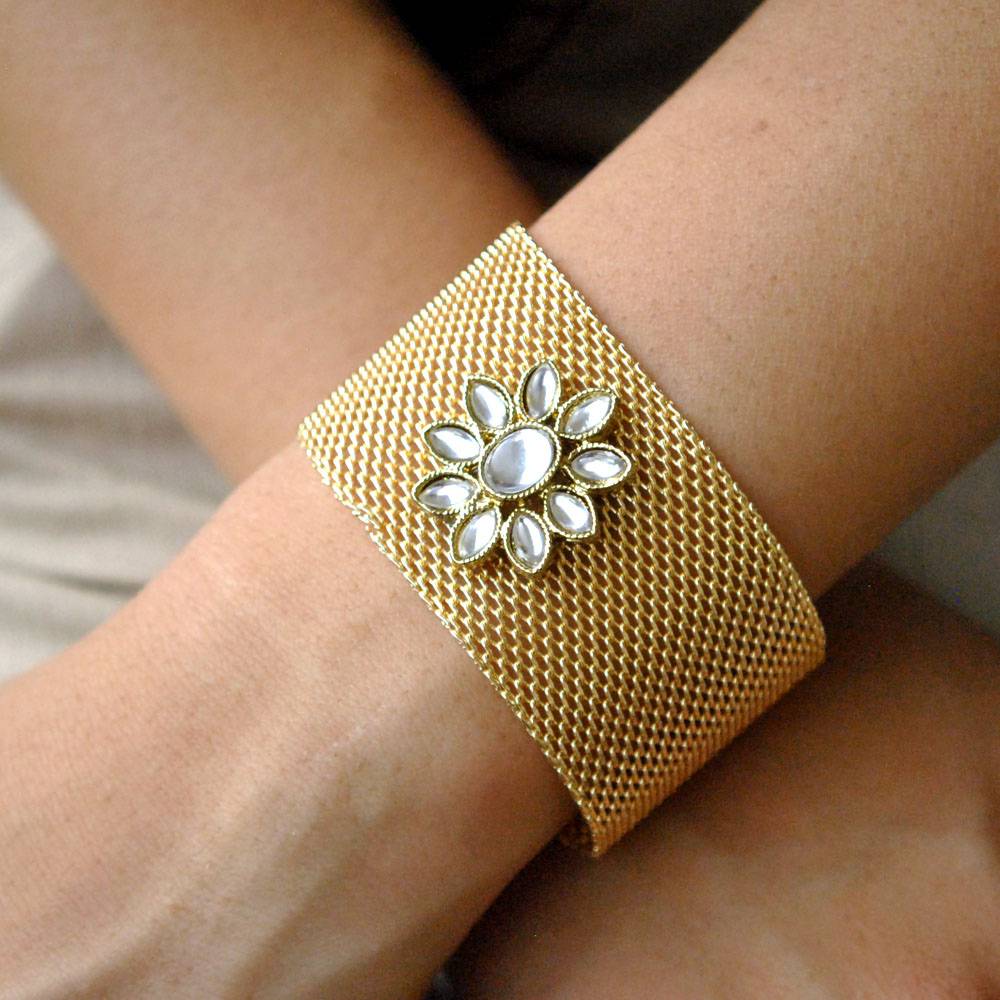 The Golden Grid Bracelet : ACB003