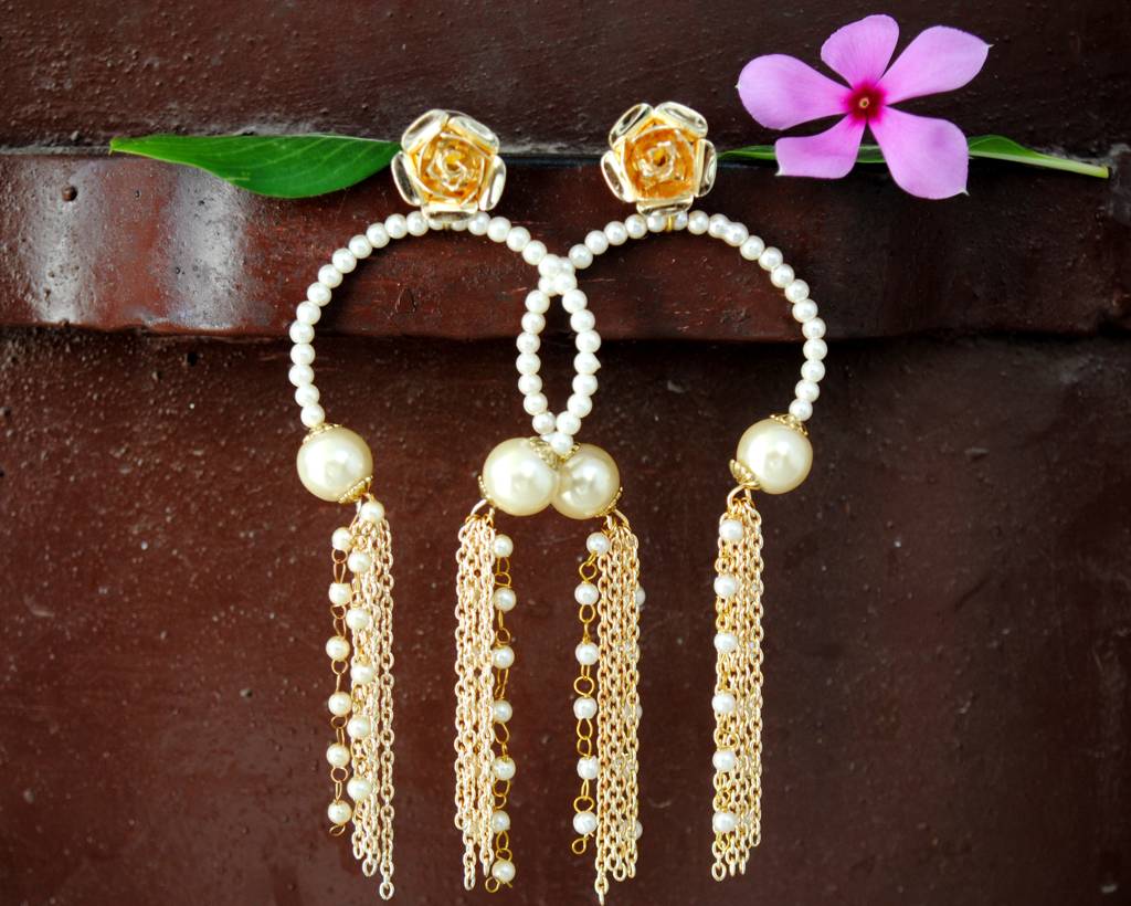 Pearly Inverted Hoops : ACE168