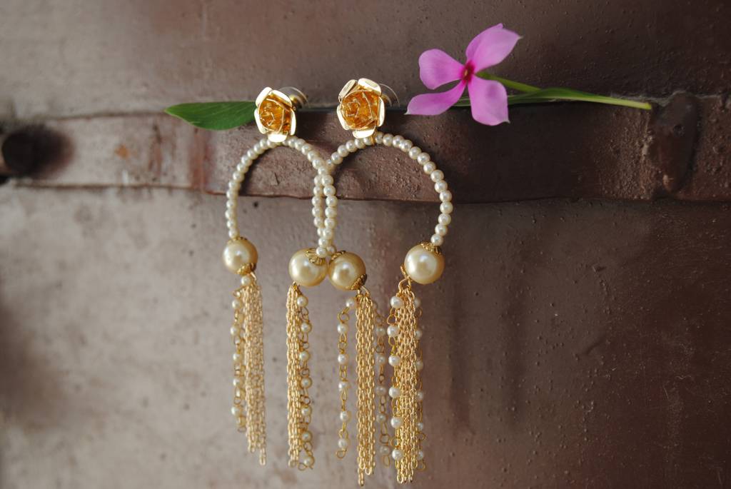 Pearly Inverted Hoops : ACE168