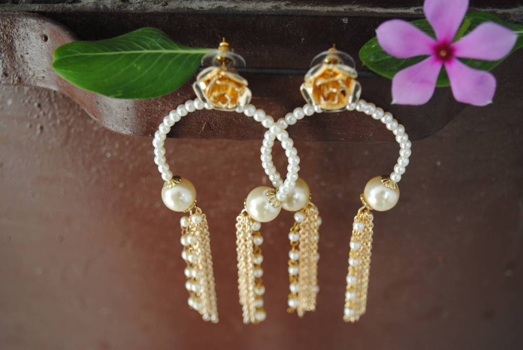 Pearly Inverted Hoops : ACE168