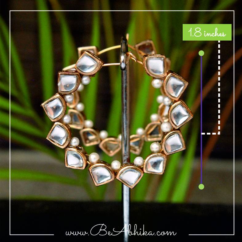 Stardust Hoop Earrings : ACE197