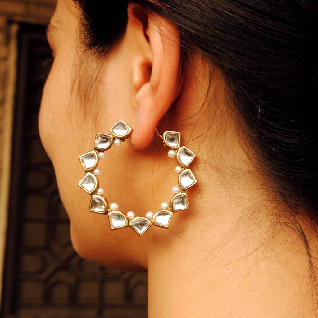 Stardust Hoop Earrings : ACE197