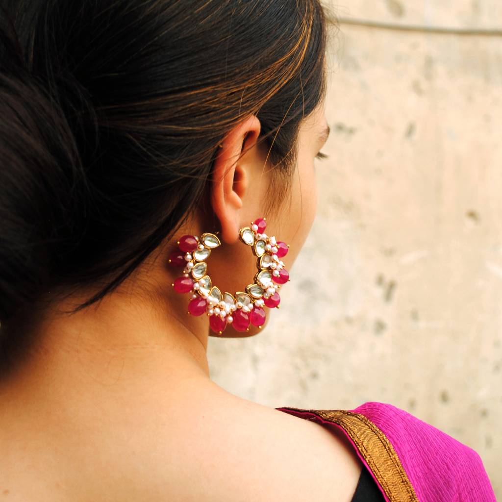 Afreen Hoop Earrings : ACE198